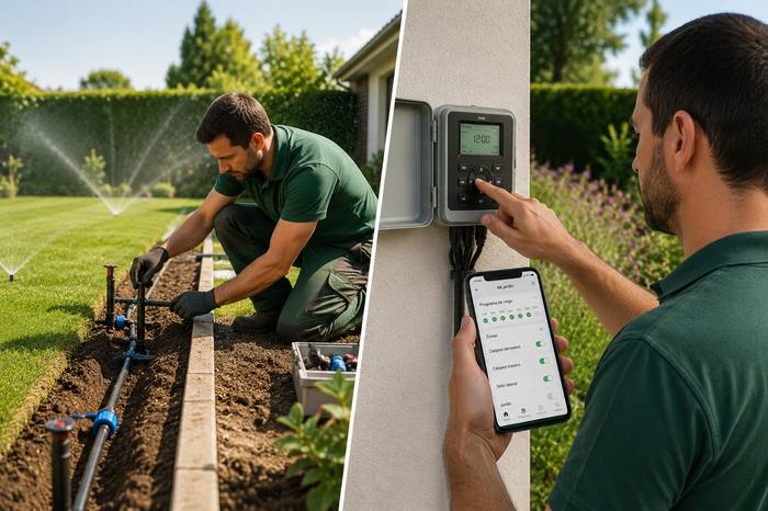 Instalación de riego automático